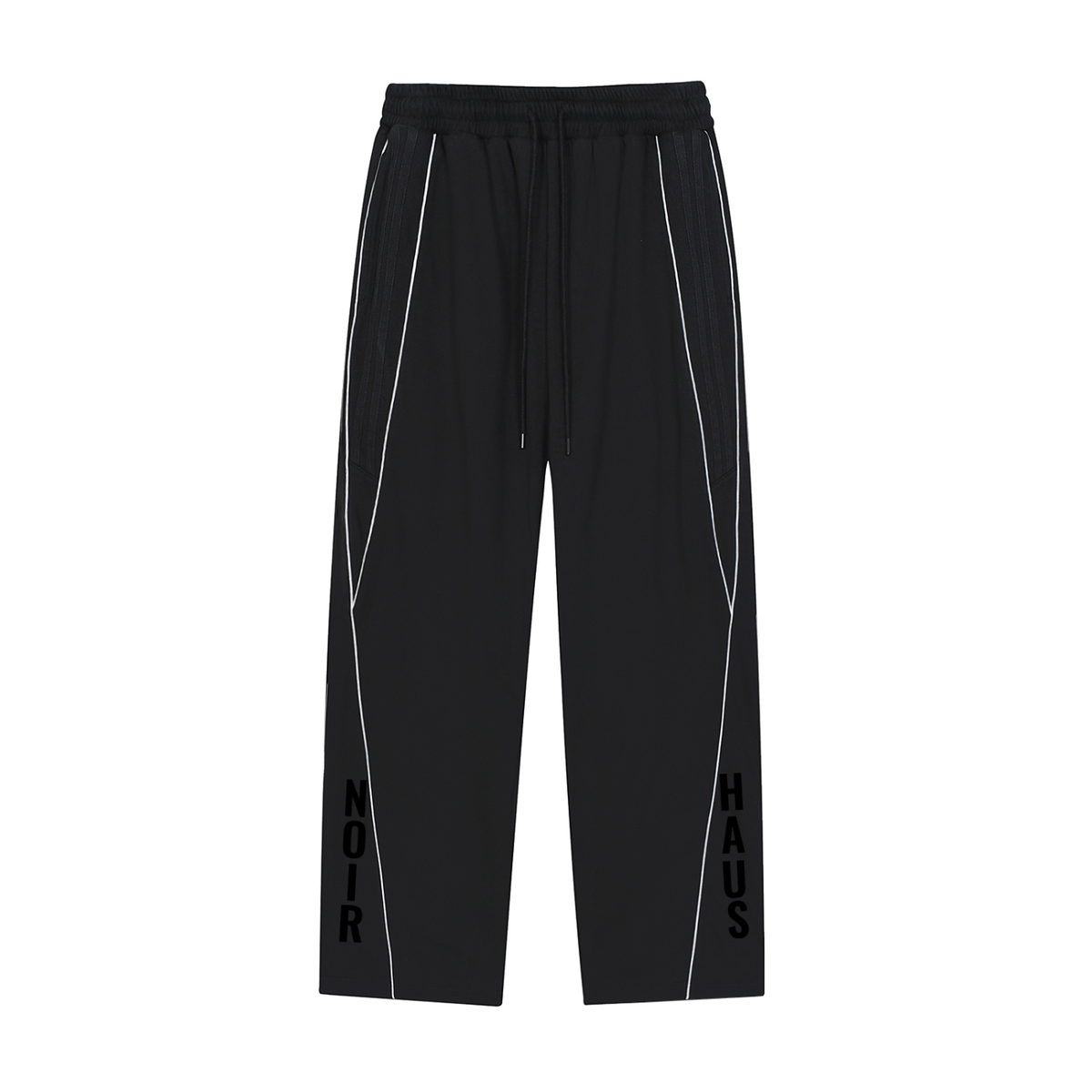 NOIRHAUS Striped Straight-Leg Sweatpants