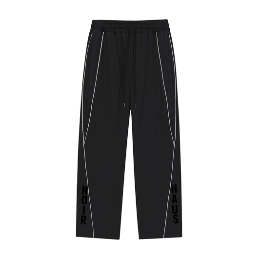 NOIRHAUS Striped Straight-Leg Sweatpants