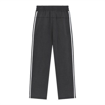 NOIRHAUS Snow Washed Contrast Tape Sweatpants