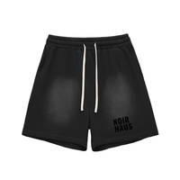 NOIRHAUS Sun Fade Raw Edge Shorts
