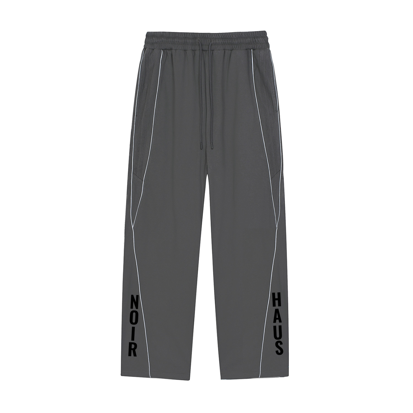 NOIRHAUS Striped Straight-Leg Sweatpants
