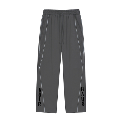 NOIRHAUS Striped Straight-Leg Sweatpants