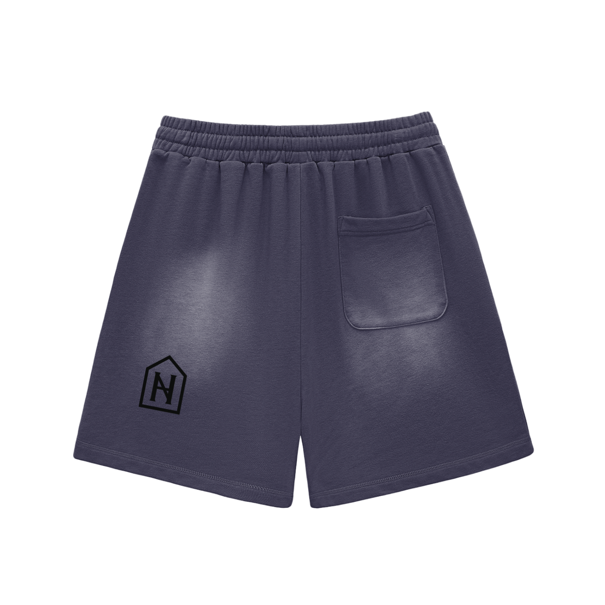 NOIRHAUS Sun Fade Raw Edge Shorts