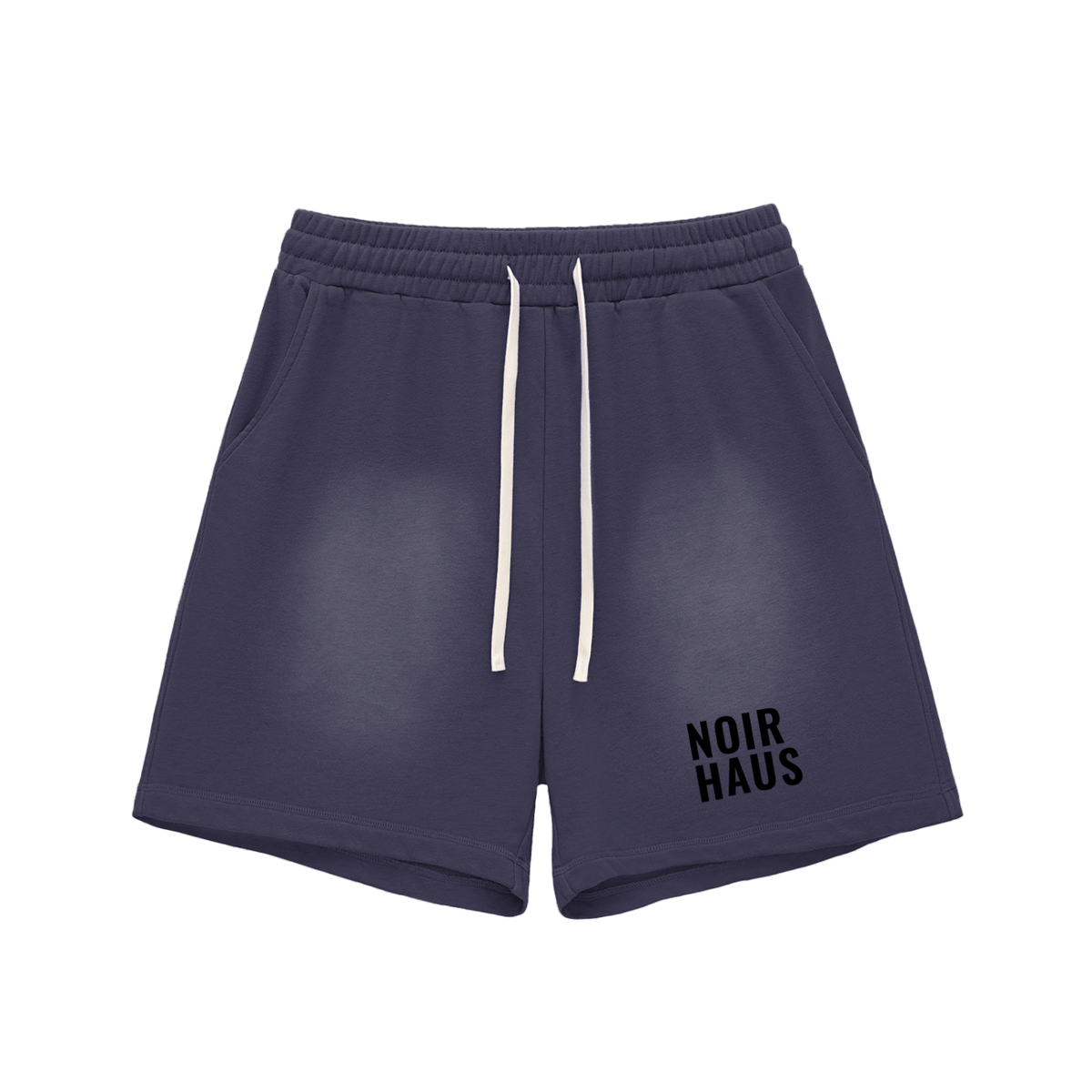 NOIRHAUS Sun Fade Raw Edge Shorts