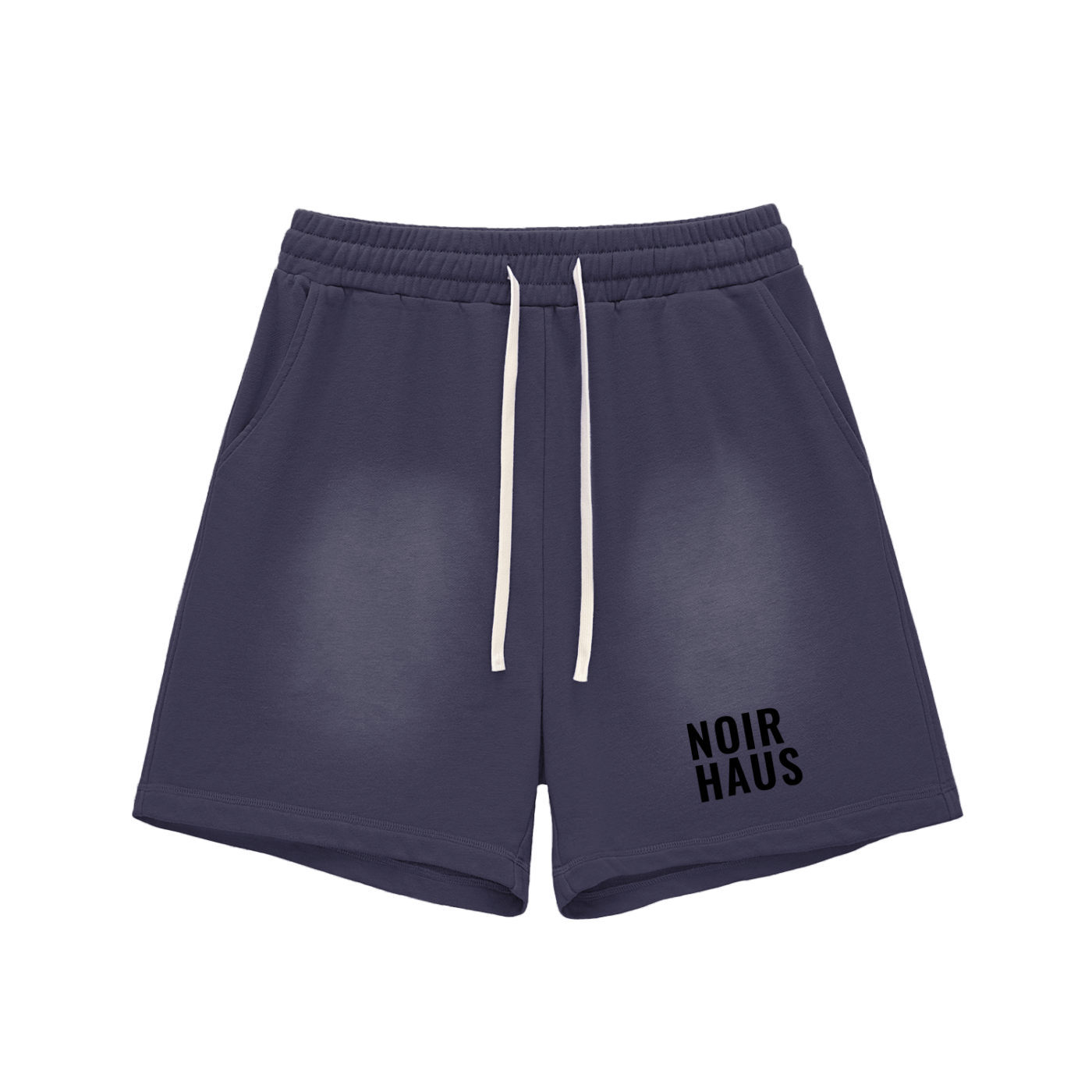NOIRHAUS Sun Fade Raw Edge Shorts
