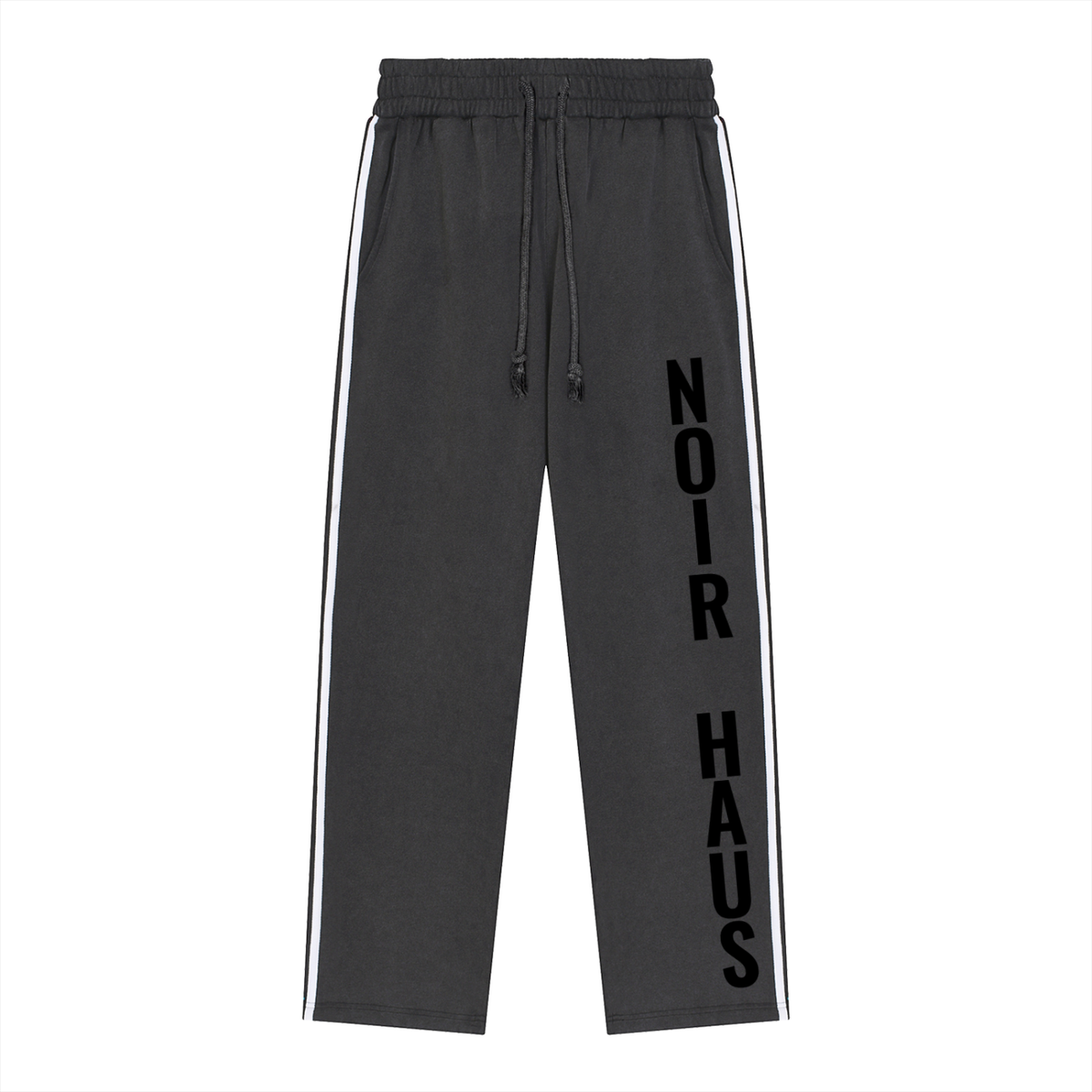 NOIRHAUS Snow Washed Contrast Tape Sweatpants
