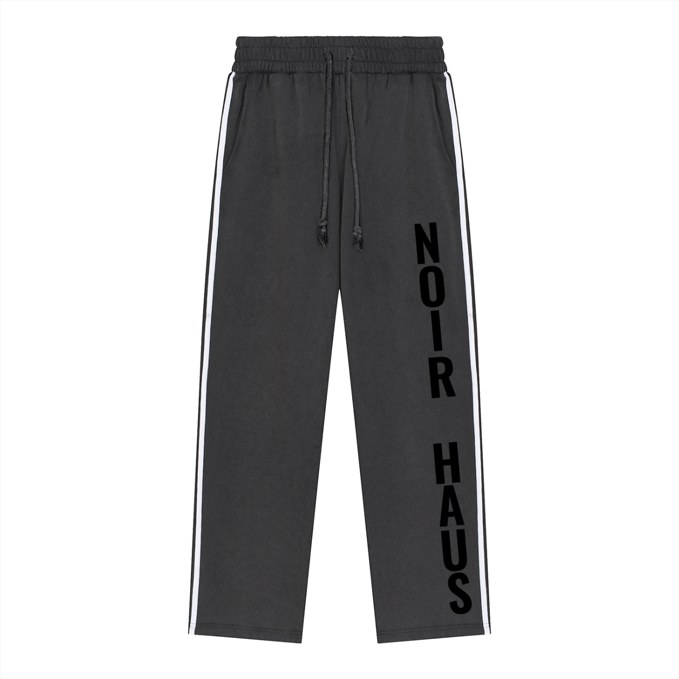NOIRHAUS Snow Washed Contrast Tape Sweatpants