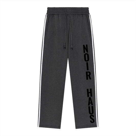 NOIRHAUS Snow Washed Contrast Tape Sweatpants