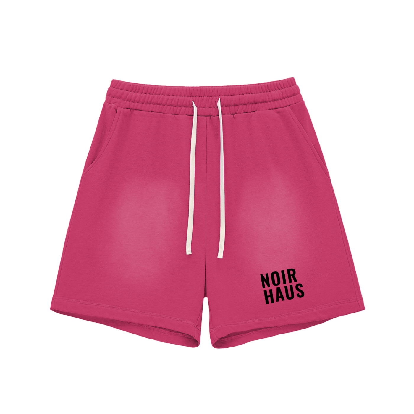NOIRHAUS Sun Fade Raw Edge Shorts