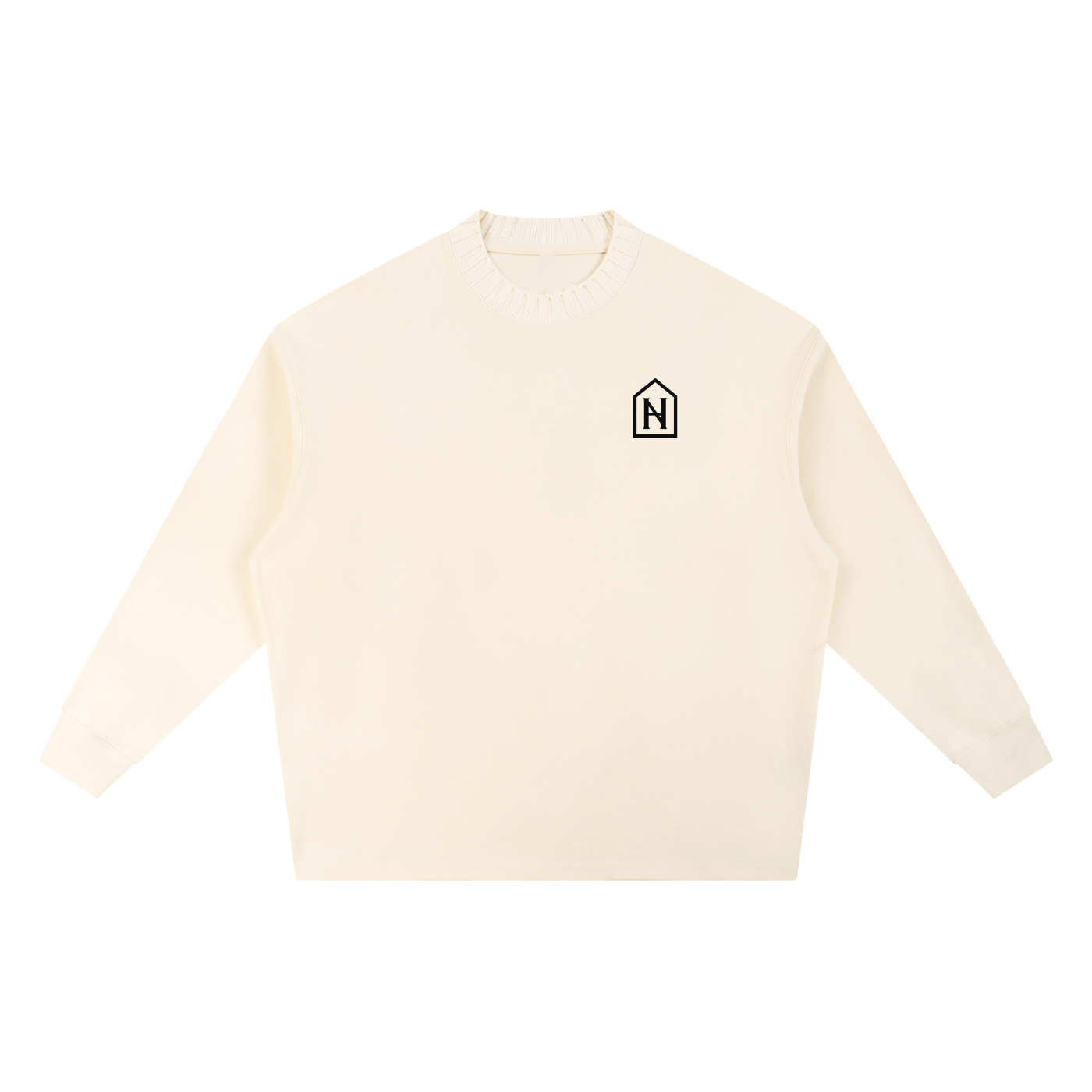 NOIRHAUS Knitted Oversize Sweatshirt