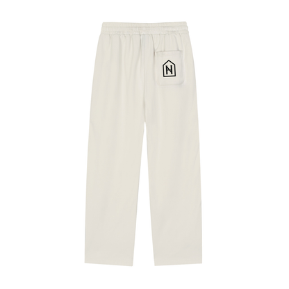 NOIRHAUS Striped Straight-Leg Sweatpants