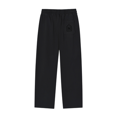 NOIRHAUS Striped Straight-Leg Sweatpants