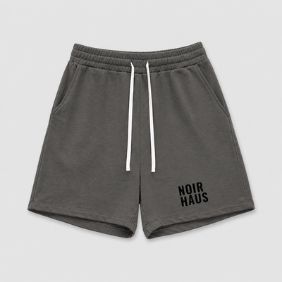 Sun Fade Raw Edge Cotton Shorts