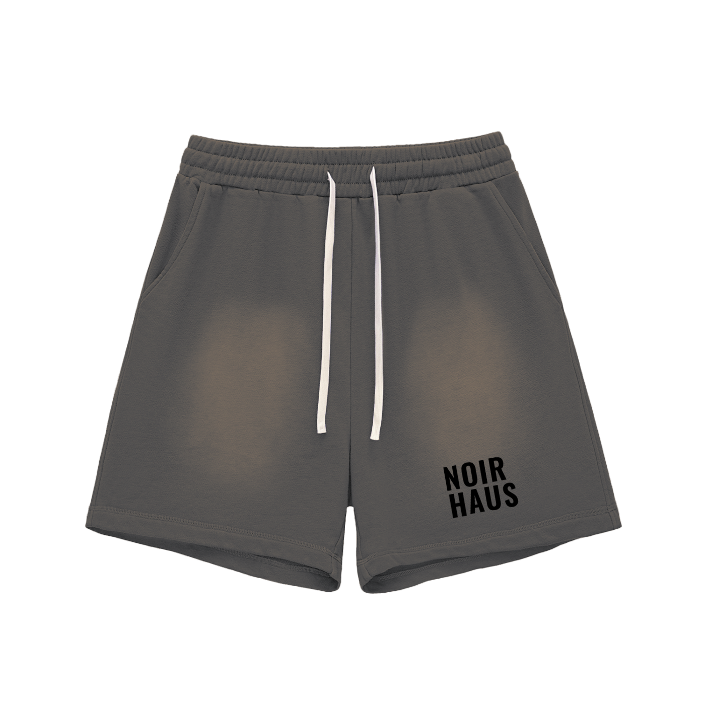 NOIRHAUS Sun Fade Raw Edge Shorts