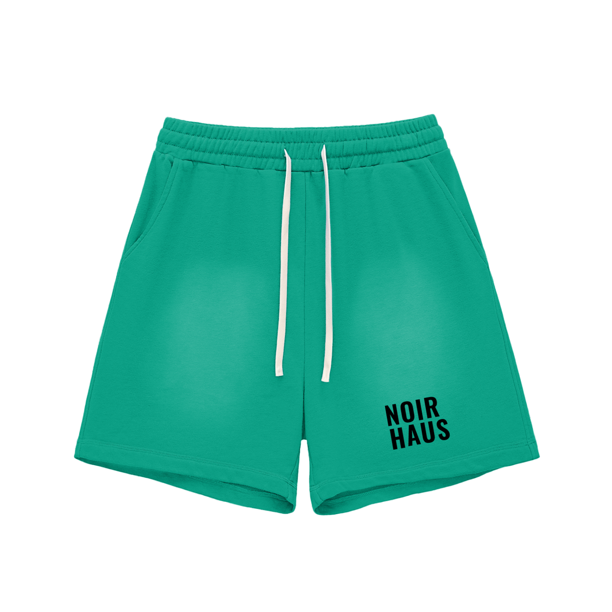 NOIRHAUS Sun Fade Raw Edge Shorts