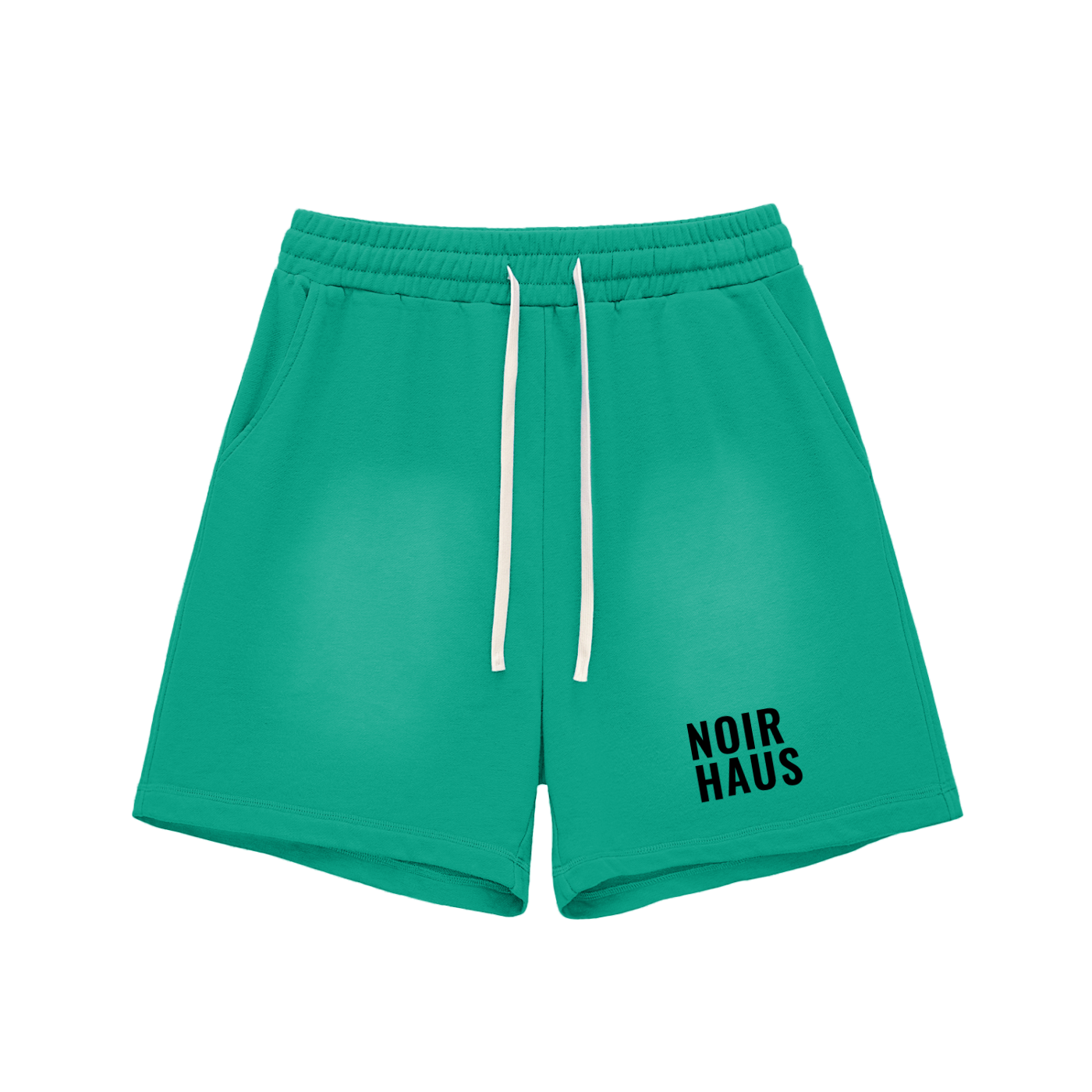 NOIRHAUS Sun Fade Raw Edge Shorts