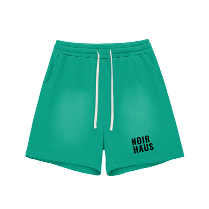 NOIRHAUS Sun Fade Raw Edge Shorts