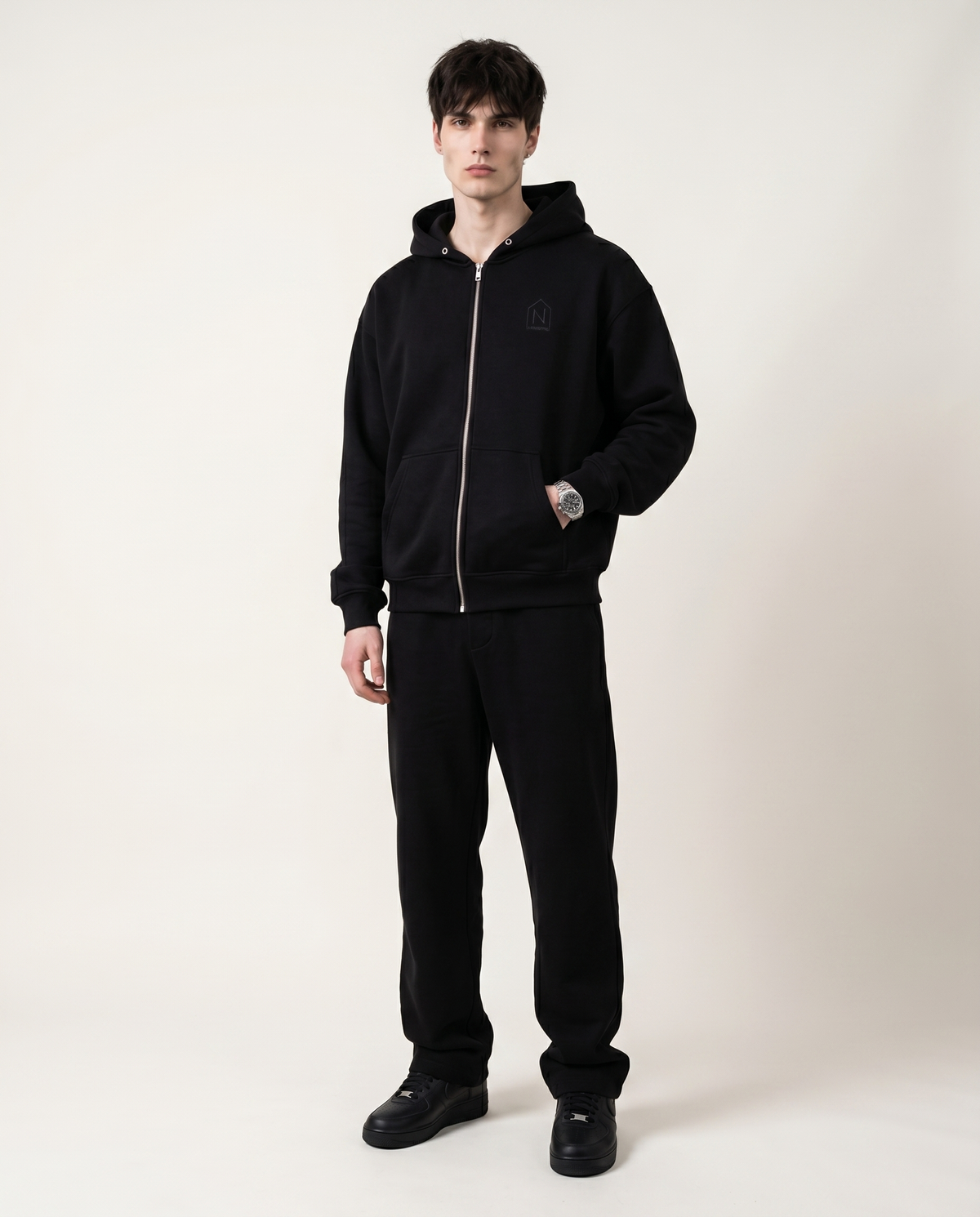 NOIRHAUS Full Zip Hoodie