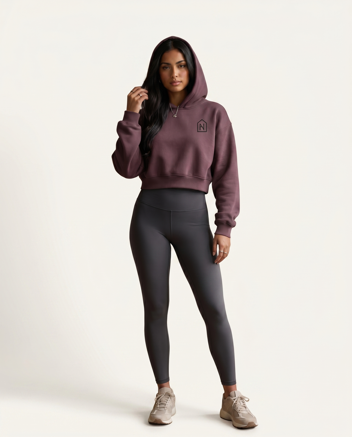 NOIRHAUS Cropped Hoodie