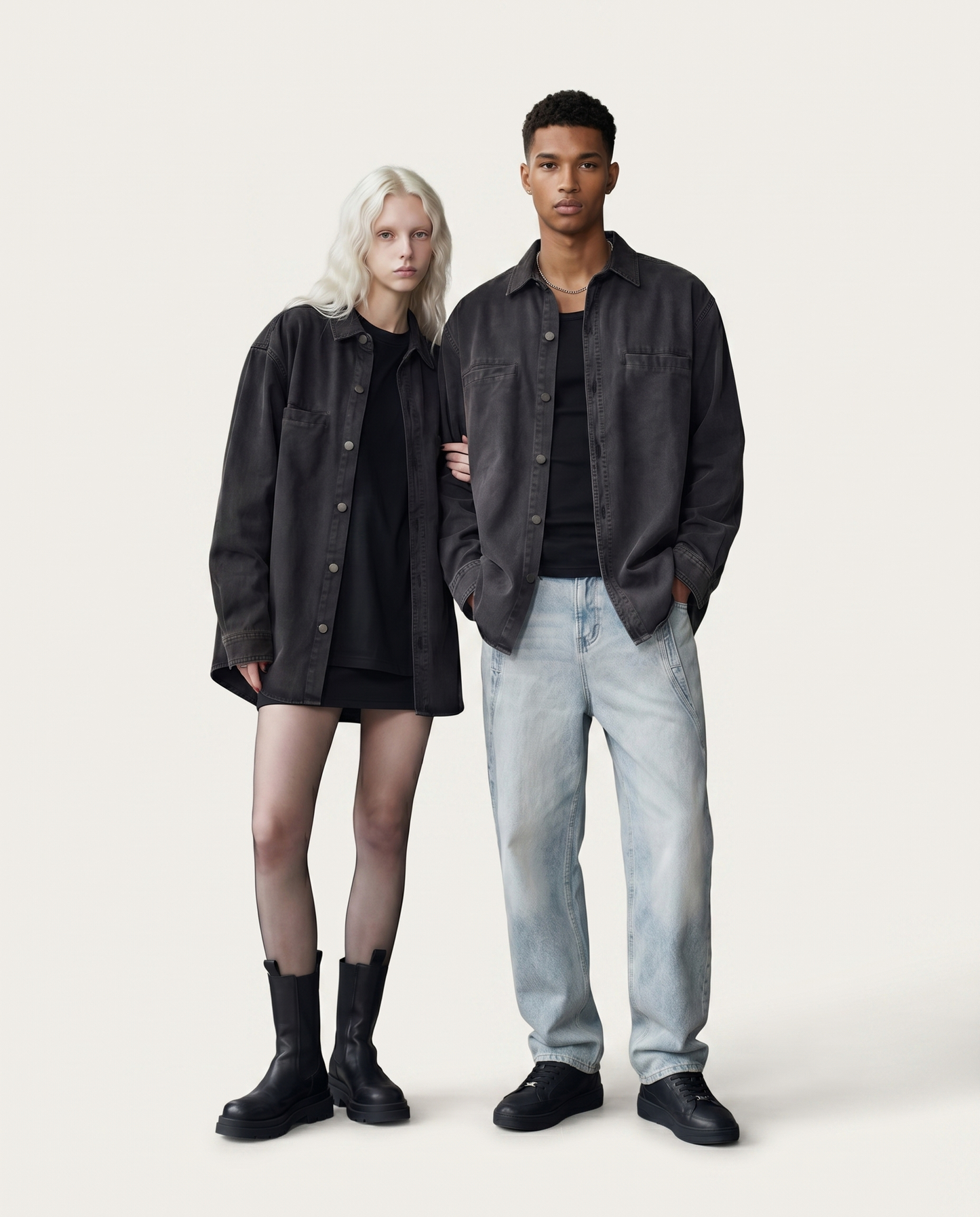 NOIRHAUS Washed Denim Jacket