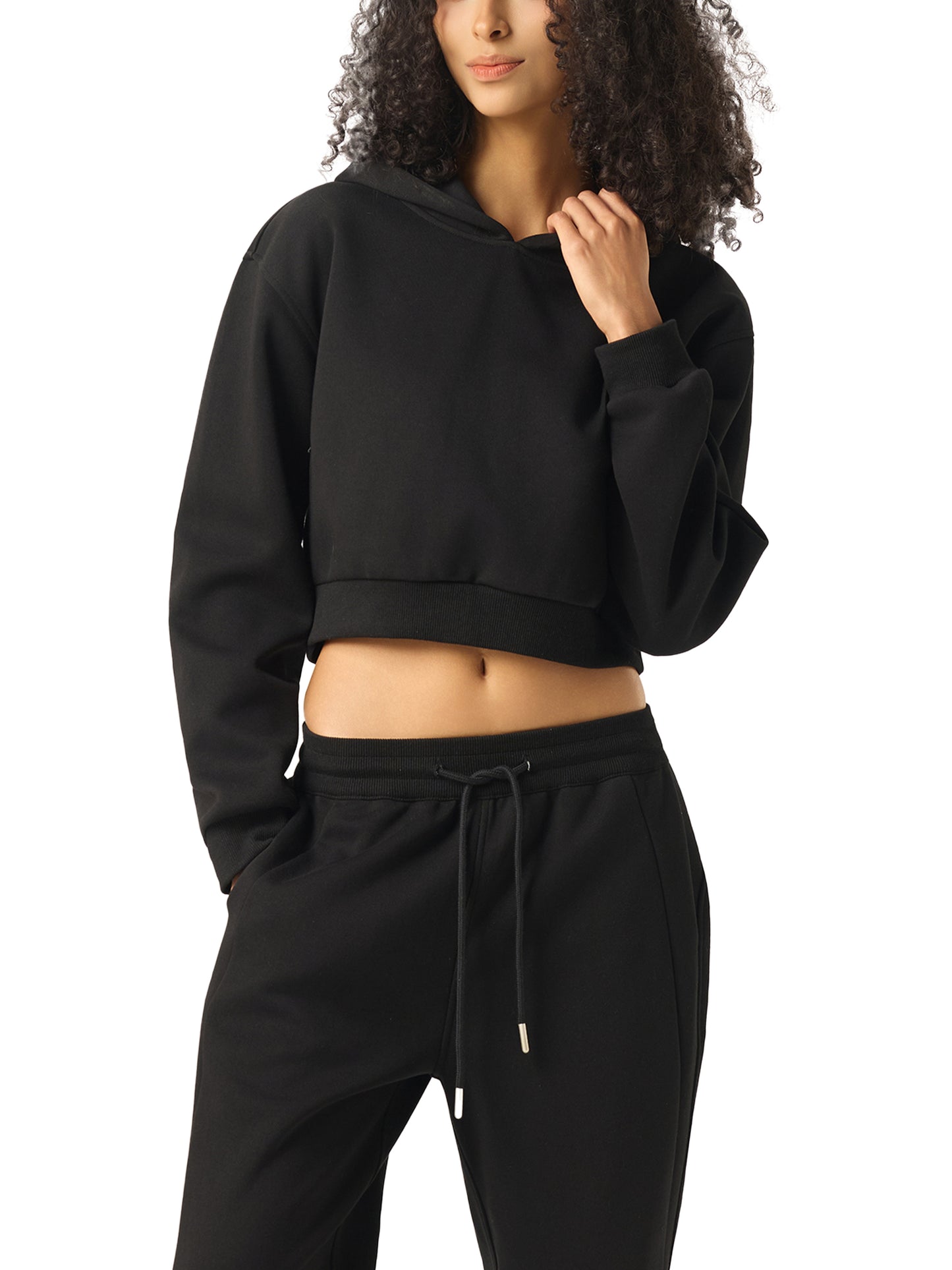 NOIRHAUS Cropped Hoodie