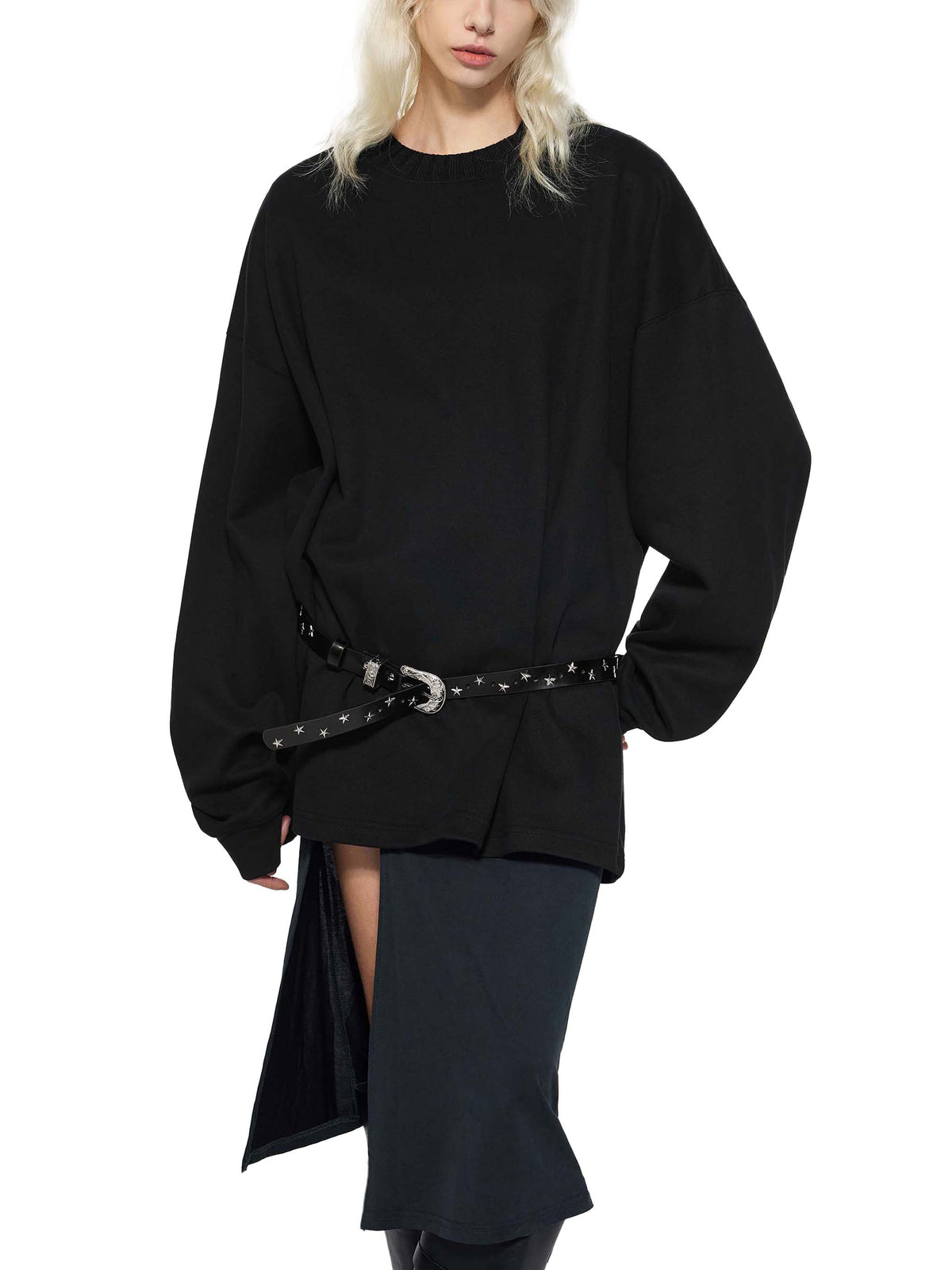 NOIRHAUS Knitted Oversize Sweatshirt