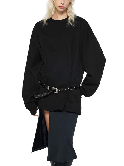 NOIRHAUS Knitted Oversize Sweatshirt