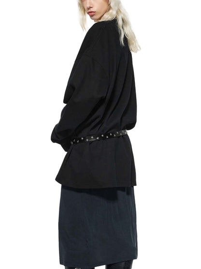 NOIRHAUS Knitted Oversize Sweatshirt