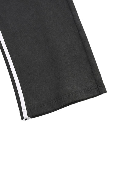 NOIRHAUS Snow Washed Contrast Tape Sweatpants