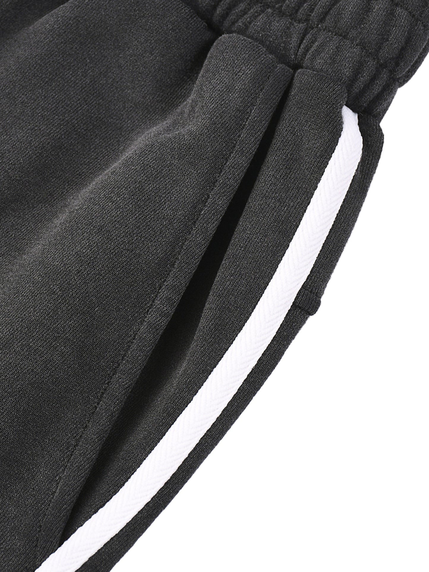 NOIRHAUS Snow Washed Contrast Tape Sweatpants