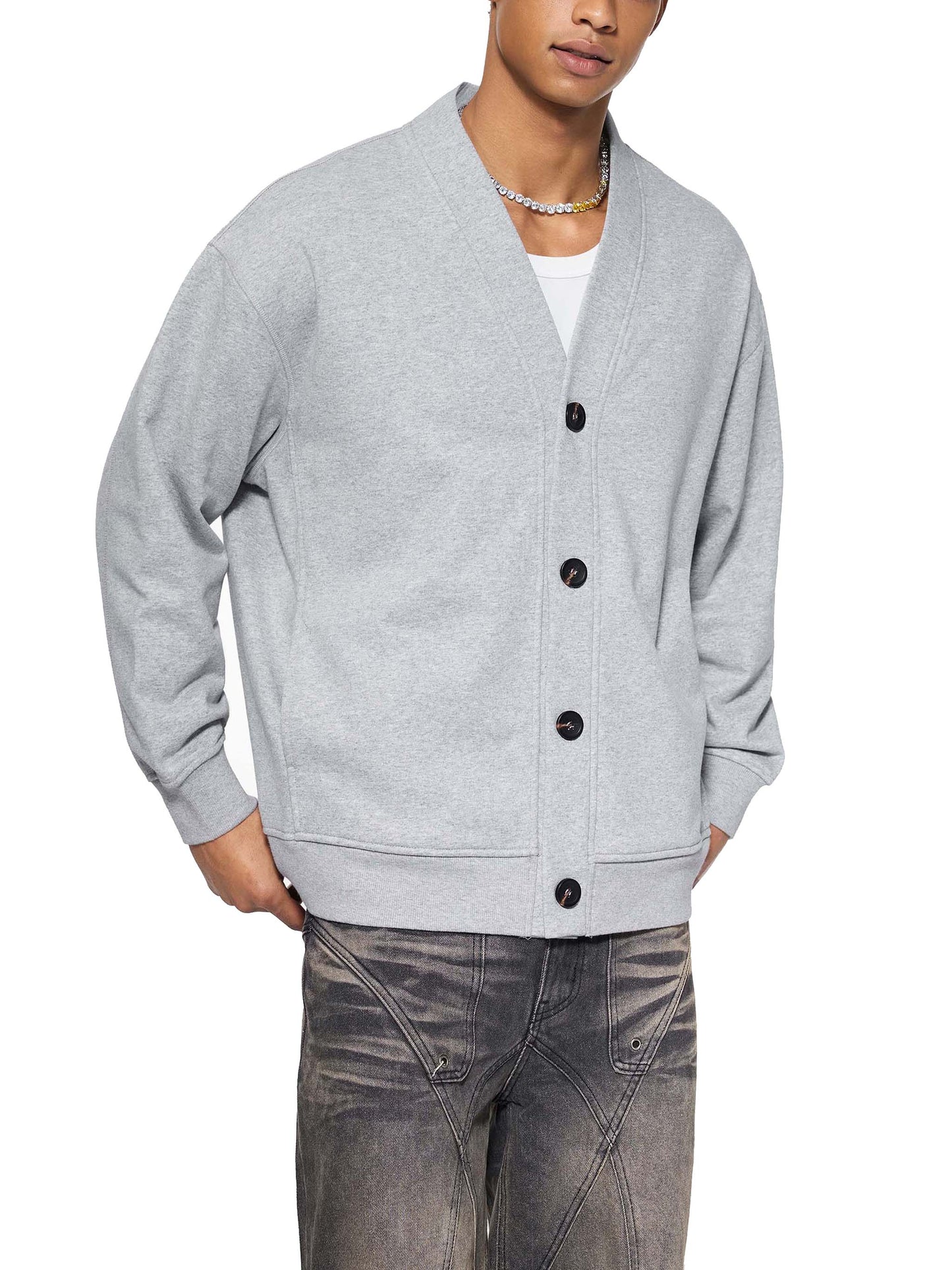 NOIRHAUS Heavyweight Sweat Cardigan