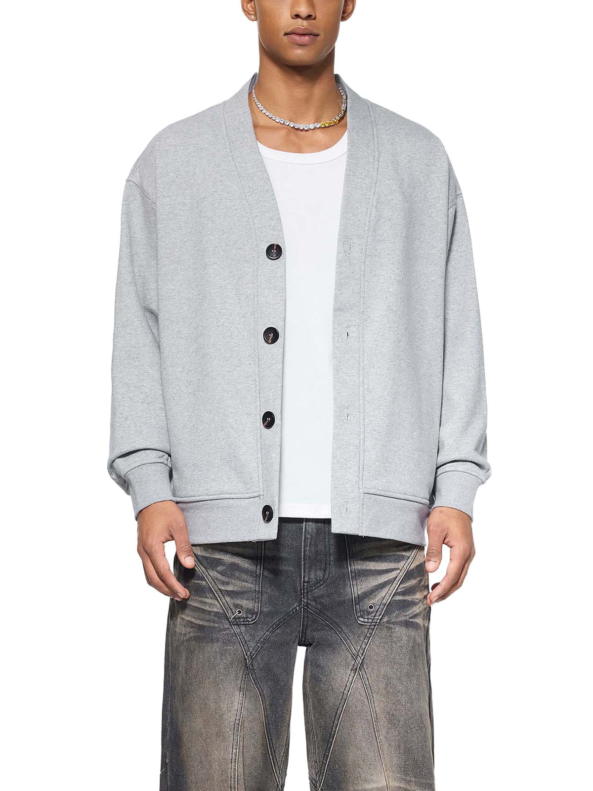NOIRHAUS Heavyweight Sweat Cardigan