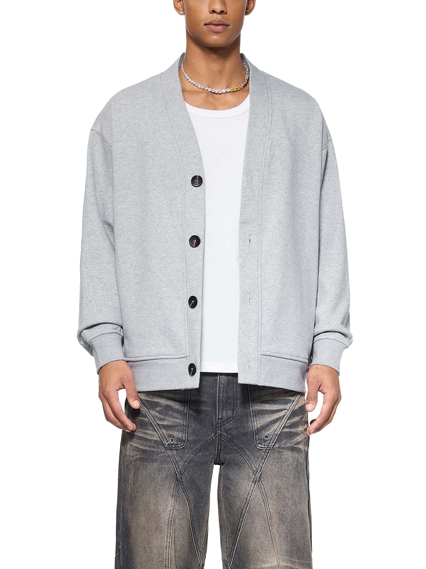NOIRHAUS Heavyweight Sweat Cardigan